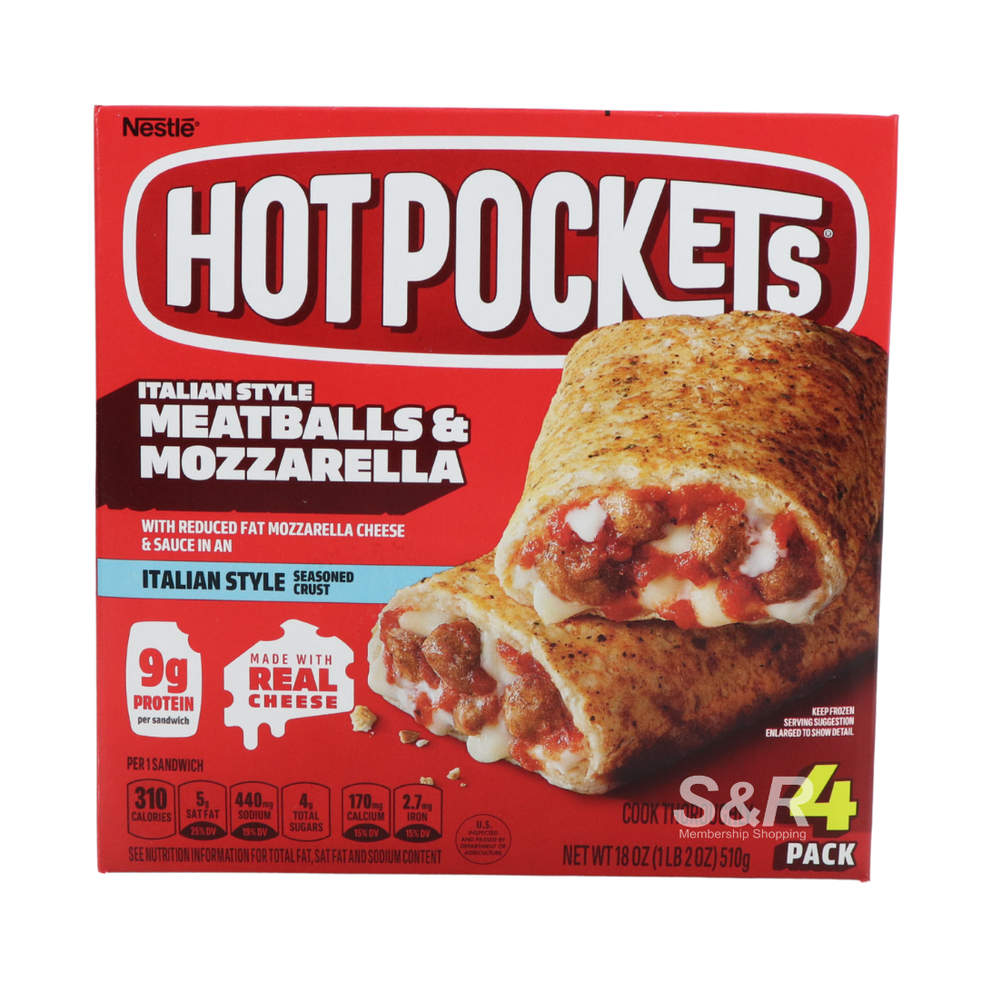 Hot Pockets Meatballs & Mozarella 510g